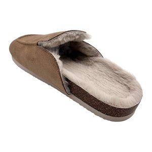Mocassini da donna in <span class=keywords><strong>Micro</strong></span> camoscio muli in pelliccia sintetica foderata senza schienale <span class=keywords><strong>Slip</strong></span> on ballerine Casual a punta tonda - Product Image 3