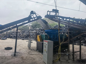 Venda quente Scrap Tire Shredders Pneus Reciclagem Equipamento Usado Pneus Triturador Máquina