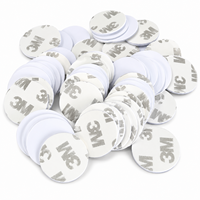 Autocollant NFC rond en PVC de 25 mm, NFC213 215 216 RFID, jeton NFC, carte RFID pour le partage d'URL sur les réseaux sociaux