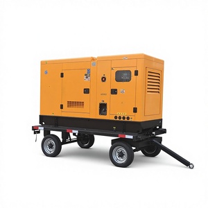 Groupe électrogène sur remorque 5-80KW 100KVA Silencieux Monophasé/Triphasé Certifié CE Ensemble Personnalisé Moteurs 188, 190, 192, 195 - Product Image 3