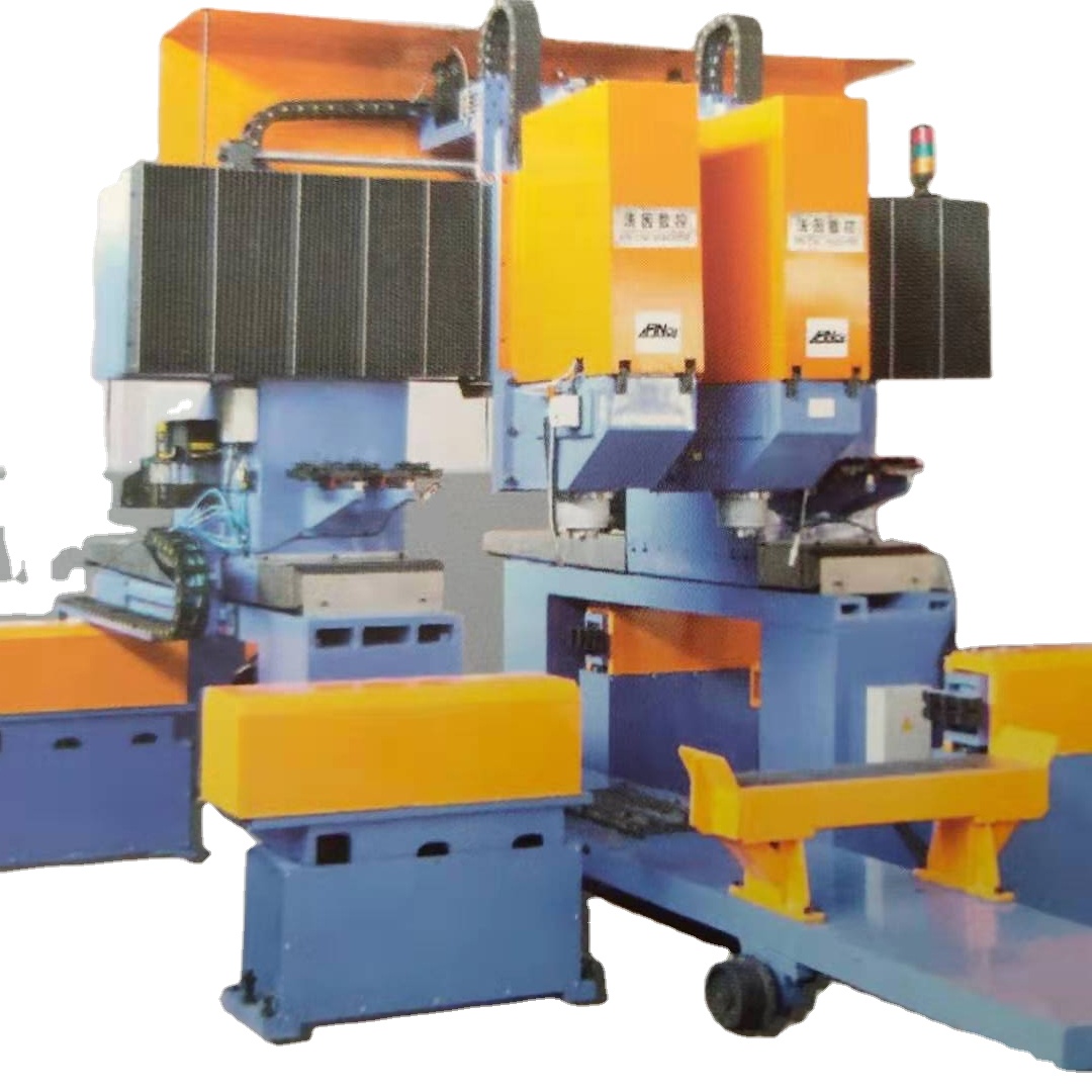 S8F FINCM Lorry Frame CNC Hydraulic Double Spindle Drilling Machine