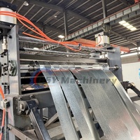 Línea de Corte de Bobinas de Acero de Alta Precisión, Máquina Automática de Corte de Tiras de Acero Galvanizado, Controlada por PLC, con Rodamiento Hidráulico
