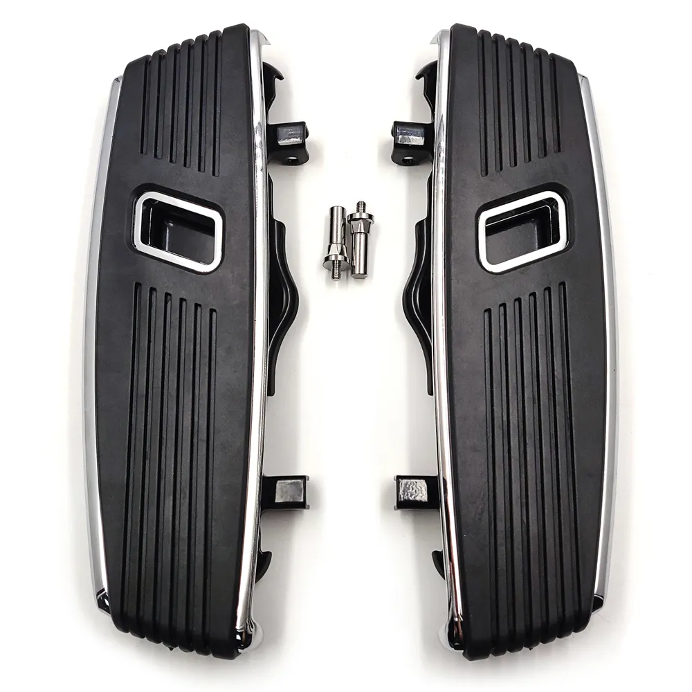 Motorcycle Parts Cutting Front Rider Footboard For 1986-2019 Harley Touring Road King Road Glide Electra Glide Hana