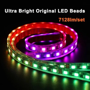 ערכת תאורת לד RGBIC זורמת עמידה למים IP68 לתחתית הרכב, 6 יחידות,  בניית מותג פרטי, תאורת אווירה תחתונה לרכב - Product Image 4