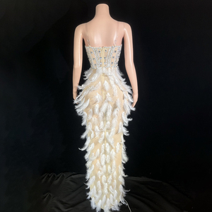 <span class=keywords><strong>Abito</strong></span> <span class=keywords><strong>di</strong></span> compleanno piuma abiti da sera <span class=keywords><strong>di</strong></span> lusso alla moda <span class=keywords><strong>abito</strong></span> da donna <span class=keywords><strong>festa</strong></span> <span class=keywords><strong>per</strong></span> <span class=keywords><strong>una</strong></span> <span class=keywords><strong>laurea</strong></span> - Product Image 5