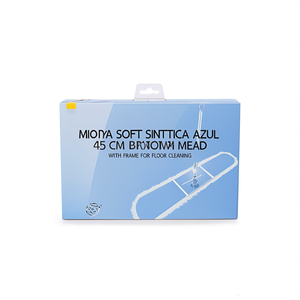 Mop Sintetico Morbido Blu 45 Cm Con Telaio Per Pulizia Pavimenti - Product Image 2
