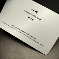 Kartu PVC keanggotaan plastik kustom holografik Laminating Overlay Club VIP Card dengan Chip IC