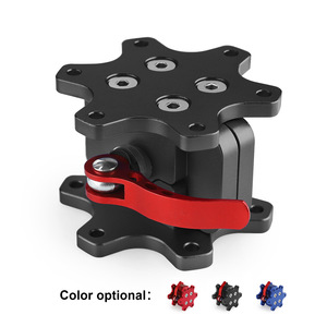 Racing <b>Wheel</b> Quick Release Hub Adapter 70mm Aluminum Alloy With Handbrake For Simagic Logitech G25 G27 <b>PC</b> - Product Image 3