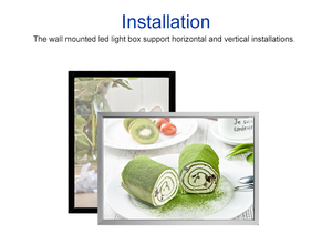 Snap <span class=keywords><strong>LED</strong></span> hộp đèn cho Nhà Hàng quảng cáo trong nhà treo tường Bảng Menu với Snap khung - Product Image 3