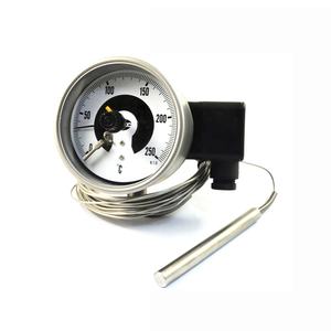 Thermomètre capillaire inférieur industriel en acier inoxydable sur mesure avec <span class=keywords><strong>contact</strong></span> électrique - Product Image 3