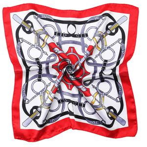 Hijab Fashion Printing Office Hair Band Handkerchief <strong>Women</strong> <strong>Silk</strong> <strong>Scarf</strong> - Product Image 1