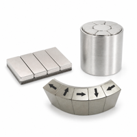 Ensemble d'aimants industriels NdFeB à réseau Halbach linéaire haute résistance N35-N52, taille personnalisée pour actionneur de moteur linéaire