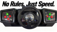 Simulateur de course sportive, machine de jeu d'arcade de conduite avec garantie d'un an, joueurs anglophones, matériau métallique durable