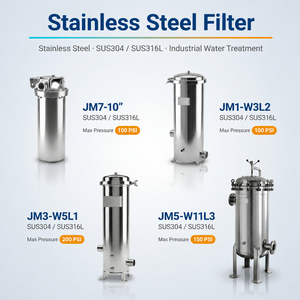 Sistema de Filtración de Agua de Acero Inoxidable, Recipiente a Presión de Alto Rendimiento, 500L/Hora, <span class=keywords><strong>Tratamiento</strong></span> Estéril para Fábrica - Product Image 4