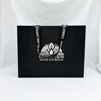 Bolsa de Embalaje de Lujo Personalizada con su Propio Logotipo, con Asa de Cinta, para Zapatos y Ropa, Boutique, Compras, Regalos, Papel