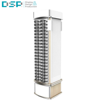 Étalage de lunettes de soleil sur pied avec écran LED, fabrication sur mesure par DSP Vietnam Factory Custom Optics Store