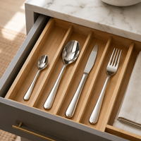 Ensemble de couverts classiques en acier inoxydable poli miroir 304, réutilisables, cuillère, fourchette, couteau, pour cadeau de mariage