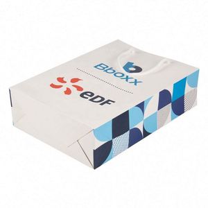 Custom Fashion Eco-friendly Handbag Promotional <b>Gift</b> Paper Shopping Bag - Product Image 6