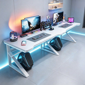 Set Semplice di Sedia e Scrivania da Gaming, Tavolo per Computer e Ufficio, Postazione di Lavoro Domestica per Camera da Letto e Alloggi in Affitto - Product Image 3