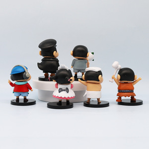 Adorable Muñeco 3D de Shin <span class=keywords><strong>Chan</strong></span> de Dibujos Animados, Juguetes de PVC, Figuras de Acción, Adorno Personalizado para Automóvil al por Mayor, Conjuntos de Figuras de Acción, Regalos para Niños - Product Image 3