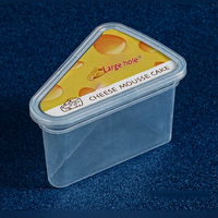 Boîte d'emballage triangulaire personnalisable UV pour gâteau au lait de coco cru, plateau intérieur multicouche en plastique PP de qualité alimentaire de la marque BOHE