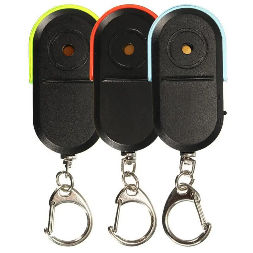 Porte-clés avec alarme Anti-perte, localisateur de clé, sans fil, 10m, son sonore, avec lumière LED, Mini détecteur de clé