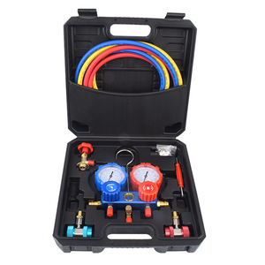EHPON <b>Car</b> Air Conditioning Refrigerant Gauge R134a Pressure Gauge For <b>Repair</b> And Charging Tools With Adapters - Product Image 3