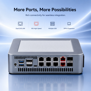 Mini PC Qotom Q51551ST, <span class=keywords><strong>Intel</strong></span> Core Ultra 5 125H, DDR5, con 6 Puertos LAN de 2.5G, Doble RJ45 de 10G, Doble SFP+ de 10G, Refrigeración por Ventilador, Computadora Industrial - Product Image 3