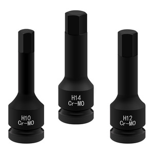 ชุดประแจหกเหลี่ยม H10 H12 H14 Cr-Mo เกรดอุตสาหกรรม ชุดดอกไขควงขนาด 1/2 นิ้ว - Product Image 1