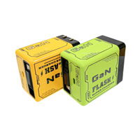 Chargeur de téléphone multifonction à double port Type-C avec logo personnalisé, GaN 120W, chargeur rapide US avec câble rétractable pour tous les téléphones