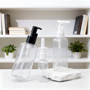 Ensemble de contenants cosmétiques personnalisés avec logo, pots de crème pour le corps, lotions et flacons pulvérisateurs pour les soins de la peau - Product Image 6