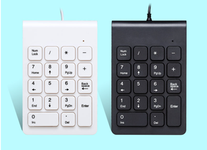 2025 Dropshipping Mini teclado numérico con cable Numpad 18 teclas Teclado digital para contabilidad Teller Laptop Notebook Tablets - Product Image 2