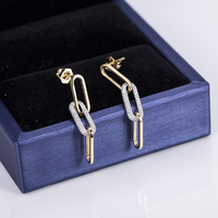 Messi — ensemble de bijoux, bracelet, boucles d'oreilles en or véritable 18k, collier, design spécial, en diamant sculpté en laboratoire