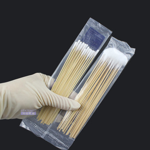 Coton-tiges médicaux Statemed 15 cm stériles à embout rond pour le nettoyage des oreilles, du nez et de la gorge, usage ORL jetable - Product Image 3