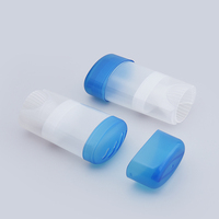 Emballage ovale pour soins de la peau de 48 g, conteneur de déodorant en PP/PE, impression UV, ouverture facile, remplissage par le haut, modèle TB-44