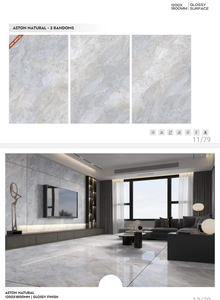1200x1800mm <b>Matte</b> Porcelain Firebrick Tiles Modern Large Format Floor Wall Tiles for Bathroom Supermarket <b>Outdoor</b> Commercial Use - Product Image 2