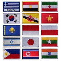 Drapeaux nationaux africains personnalisés brodés – Écussons brodés sur mesure pour les utilisateurs