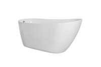 Baignoire autoportante en acrylique pour adultes, bar wonka, surface unie, livraison gratuite