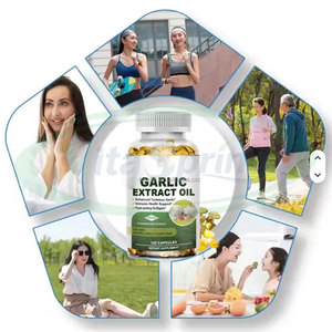 VitaSpring OEM minyak bawang putih Halal Softgel kapsul lembut 380mg suplemen kesehatan minyak bawang putih kapsul Softgel untuk rambut - Product Image 3