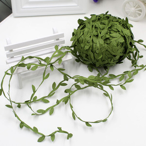 200m Artificiale Viti corona Falso Appeso Piante Foglie Trim Nastro Verde Oliva Foglia per il FAI DA TE Craft Wedding Party A Casa decorazione - Product Image 2