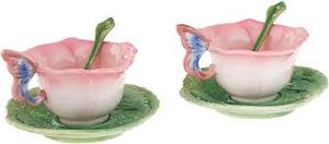 <span class=keywords><strong>Tasse</strong></span> à thé fine en <span class=keywords><strong>porcelaine</strong></span> de chine, en forme de fleur, - Product Image 4