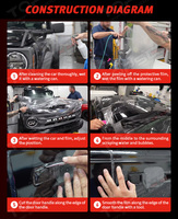 Film de protection de peinture Veslee PPF pour voiture 60 pouces x 50 pieds, anti-jaunissement, super résistant, film transparent pour carrosserie
