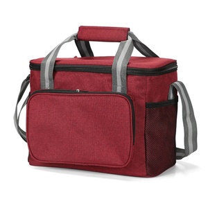 Sac isotherme pour adultes, échantillon gratuit : élégant sac isotherme pour aliments, pour hommes/fitness, en polyester avec poches latérales - Product Image 3
