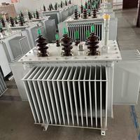 Transformateur de distribution triphasé immergé dans l'huile S11, entrée 3KV 6KV 11KV, sortie 400V, 50HZ, haute isolation