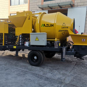 Bomba Mezcladora de Concreto Diésel ZLIN JBS40R con Motor de Alta Eficiencia, Transporte Vertical de 100m y Horizontal de 500m - Product Image 3