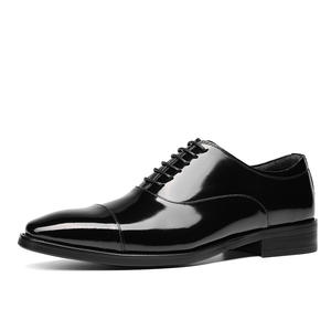Nouvelles Chaussures Habillées en Cuir Pleine Fleur pour Hommes - Style Décontracté Anglais, Rehaussantes, Antidérapantes et Imperméables - Product Image 5