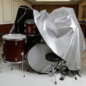 Housse anti-poussière pour batterie, résistante à l'eau et à l'humidité, pour instruments de musique, kit de batterie électrique, housse anti-poussière - Product Image 6