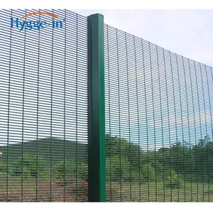High Safety 358 Fencing Eco-Friendly PVC Coated Anti-Theft Anti-Climb Hot Dip Galvanized Steel Fence for Enhanced Security