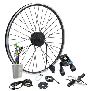 Smart Controller 24v 36v 250w 350w 500w bicicletta elettrica bici anteriore posteriore motore ruota kit di conversione Ebike