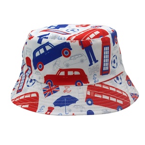 Chapeau Bob Réversible Unisexe à Motif Feuille de Dessin Animé, Double Face, Large Bord, pour Pêche et Plage, Logo Personnalisé, en Sergé de Coton, Quatre Saisons - Product Image 5